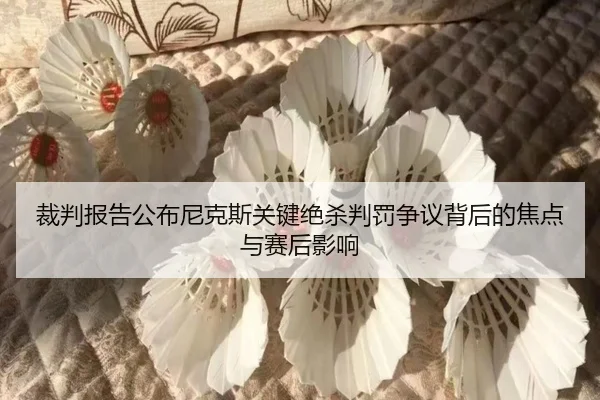 裁判报告公布尼克斯关键绝杀判罚争议背后的焦点与赛后影响